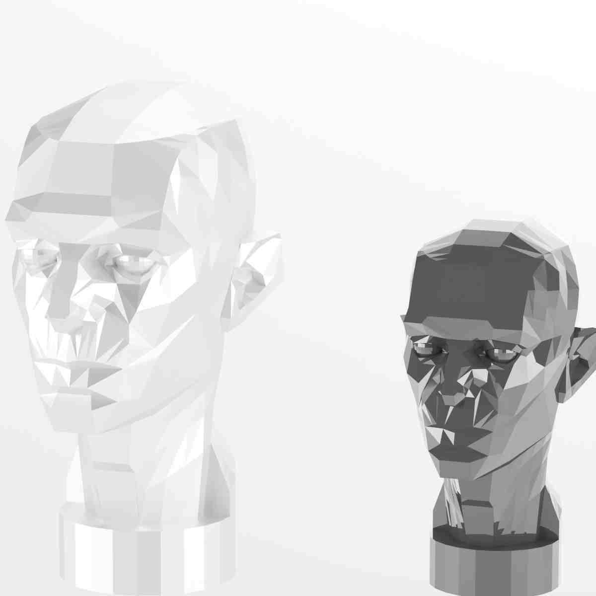 OBJ file sculpture・3D printable design to download・Cults